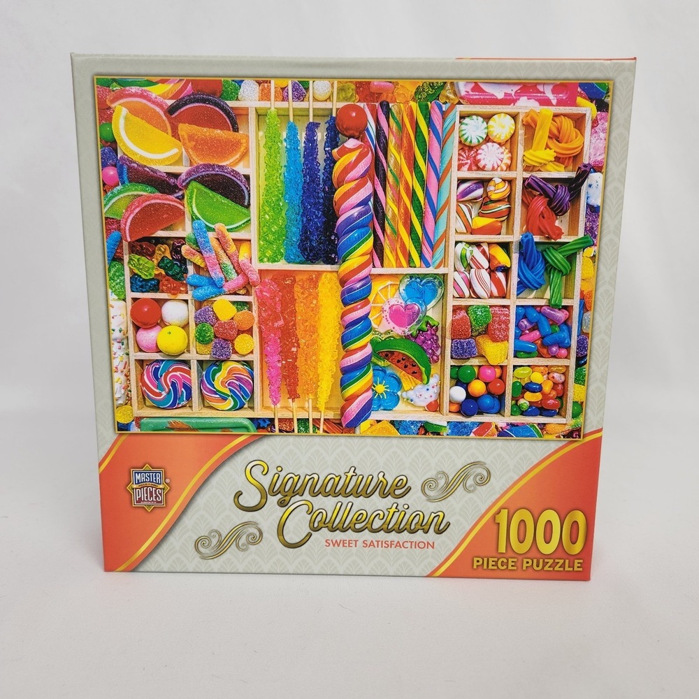 New MasterPieces Signature Collection Sweet Satisfaction 1000‎ Pc Puzzle 24x18in